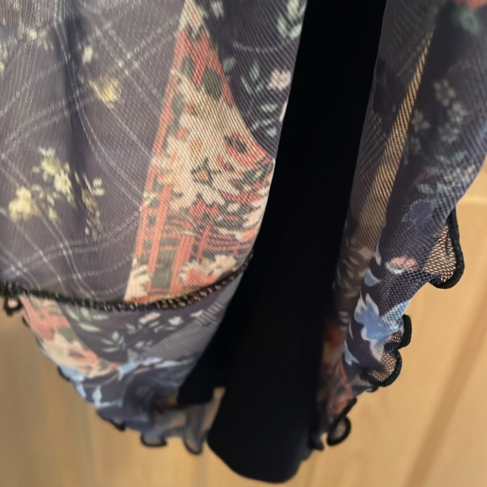 Urban Outfitters spaghetti strap, polyester, fully lined pull on dress, Size XS - Picture 6 of 6